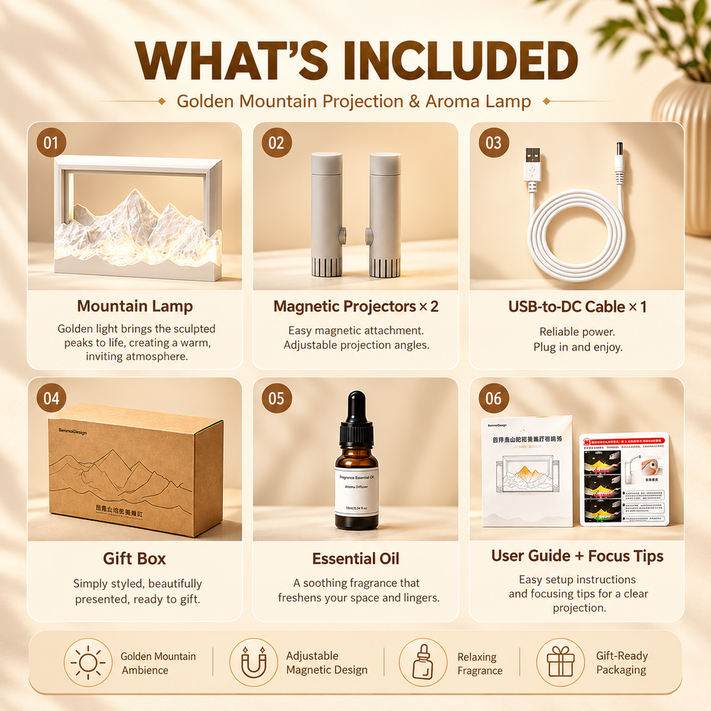 Lumeridge™ Sunset Projection Lamp & Aroma Diffuser (Just Launched)