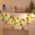 Art Deco | LED String Lights with Battery Power & Elegant Pine Needle Design | Perfect for Festive Ambiance 0