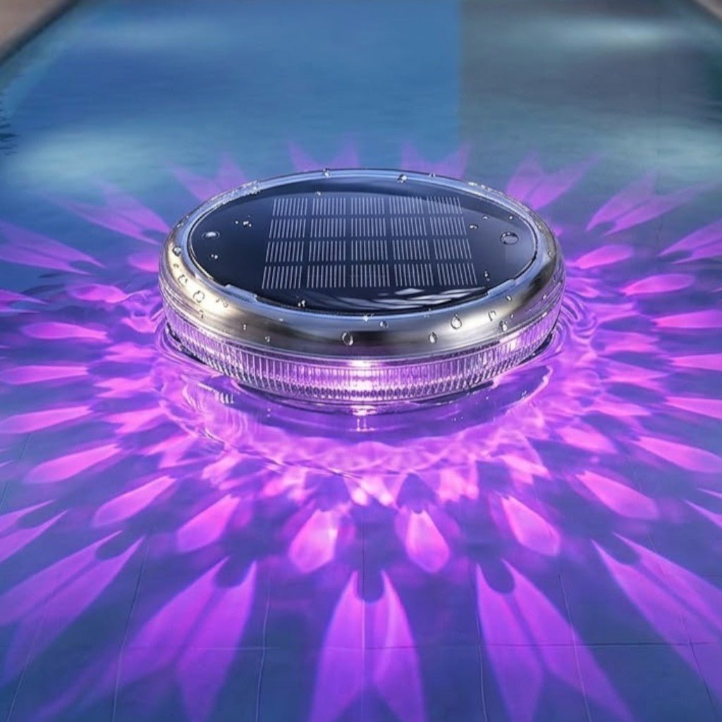 Colorful LED Floating Pool Lights | Solar-Powered with Remote Control for Vibrant Nighttime Ambiance 0