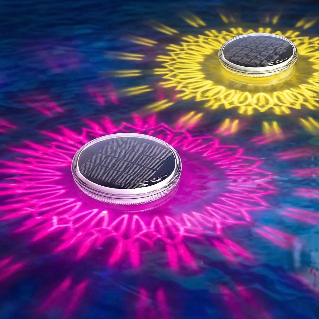 Colorful LED Floating Pool Lights | Solar-Powered with Remote Control for Vibrant Nighttime Ambiance 5