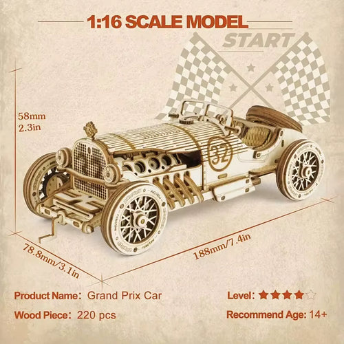 Creative Collection | Wooden Jigsaw Puzzle for Adults with Intricate Design | Engaging 3D Model for DIY Enthusiasts 1