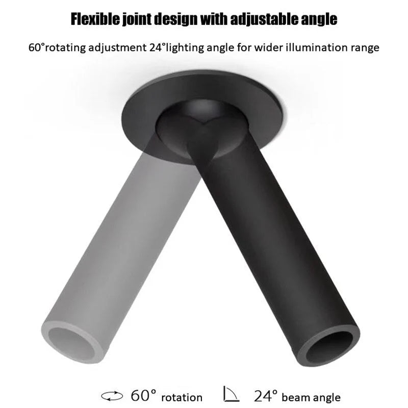 Cylinder LED Ceiling Lamp with 60-Degree Beam Angle | Versatile Lighting for Modern Interiors 5