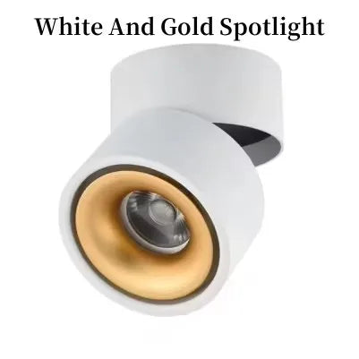 Dimmable LED Ceiling Light Fixture with Adjustable Brightness | Rotating Downlight for Versatile Home Illumination 10