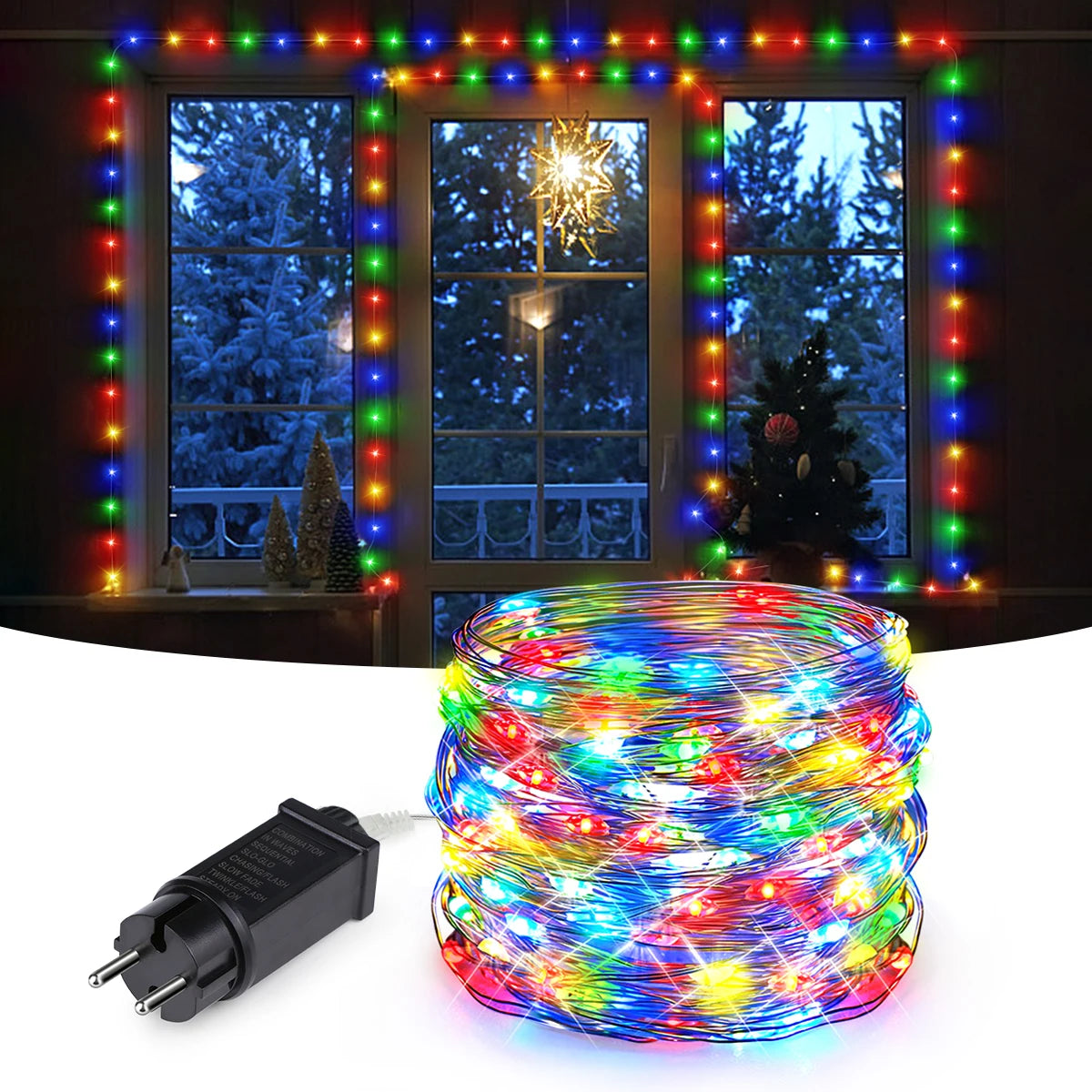 Elegant String Lights | 24V LED Fairy Lights with Waterproof Design | Perfect Outdoor Party Lights for All Occasions 1