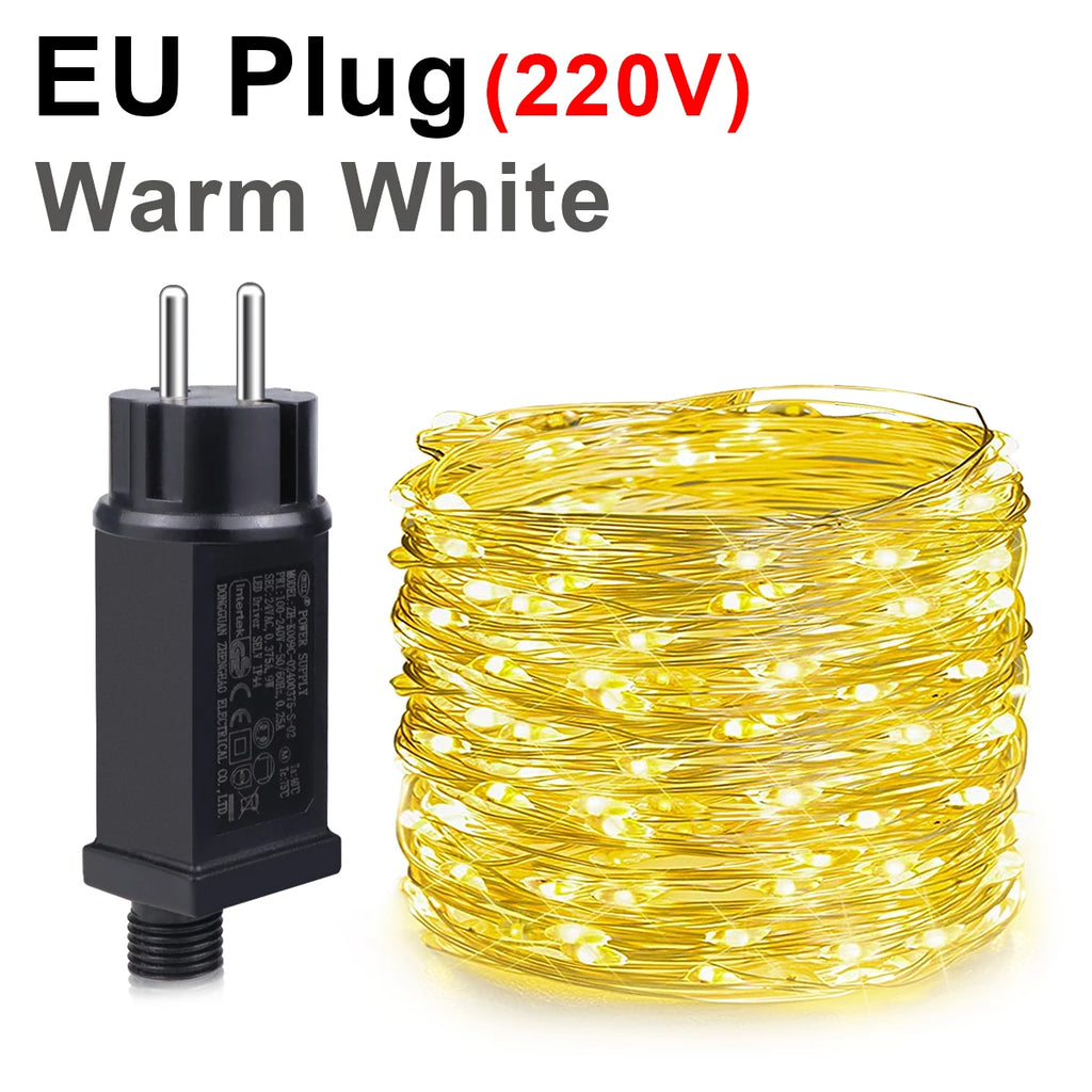 Elegant String Lights | 24V LED Fairy Lights with Waterproof Design | Perfect Outdoor Party Lights for All Occasions 8