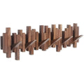 Elegant Wall Coat Rack | Solid Wood Design with Foldable Hooks for Organized Spaces 0