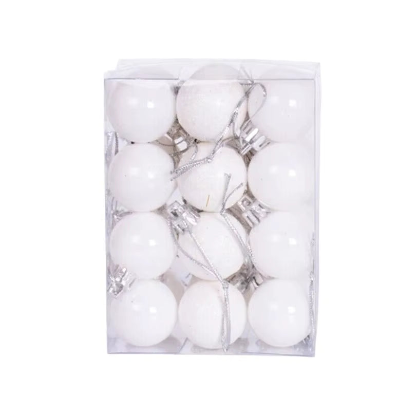 Festive Decor | 24pcs Christmas Ornaments with Shiny Finish | Elegant Christmas Tree Decorations for Holiday Celebrations 9