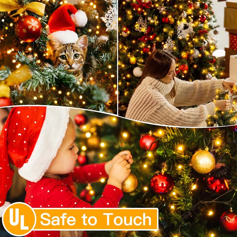 Festive Glow | LED Christmas Tree Lights with 8 Modes & Timer Function | Waterproof Design for Stunning Holiday Decor 7