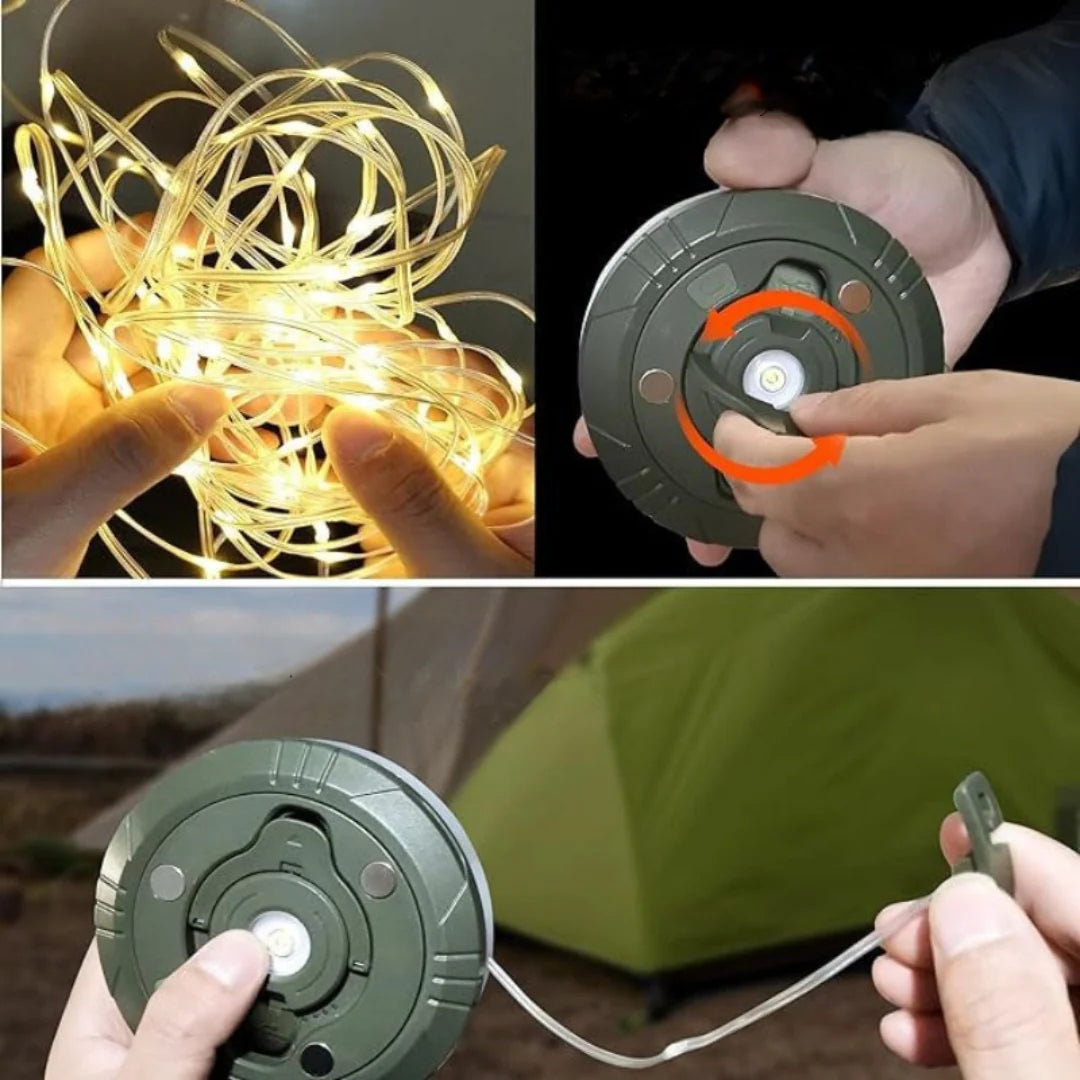 Festive Glow | USB Rechargeable Outdoor String Lights with Color Modes | Party & Patio Decor for Vibrant Celebrations 2