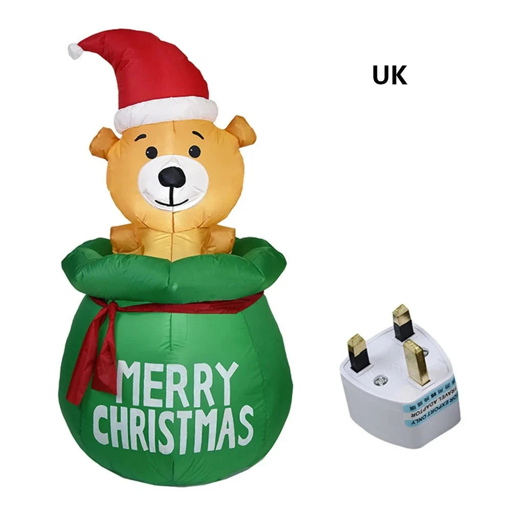 Festive Inflatable Christmas Decorations | LED Tree Elf for Enchanting Outdoor Decor 12