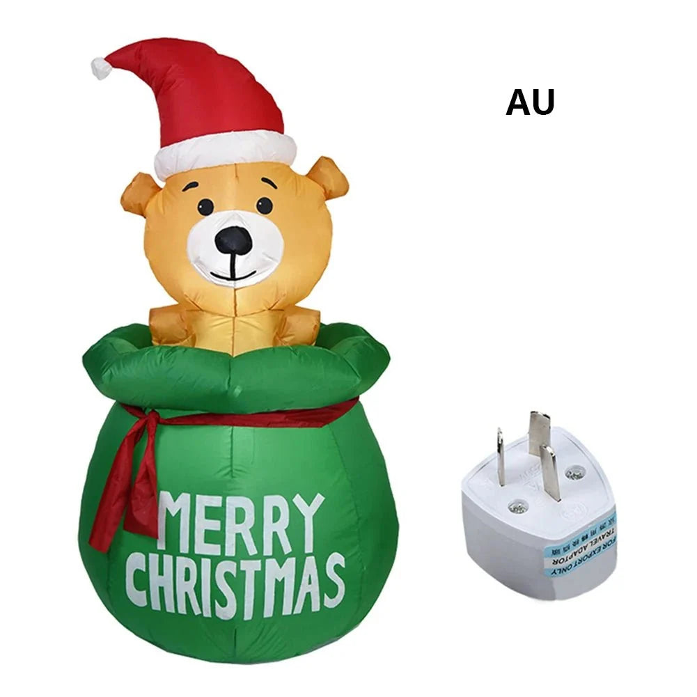 Festive Inflatable Christmas Decorations | LED Tree Elf for Enchanting Outdoor Decor 18