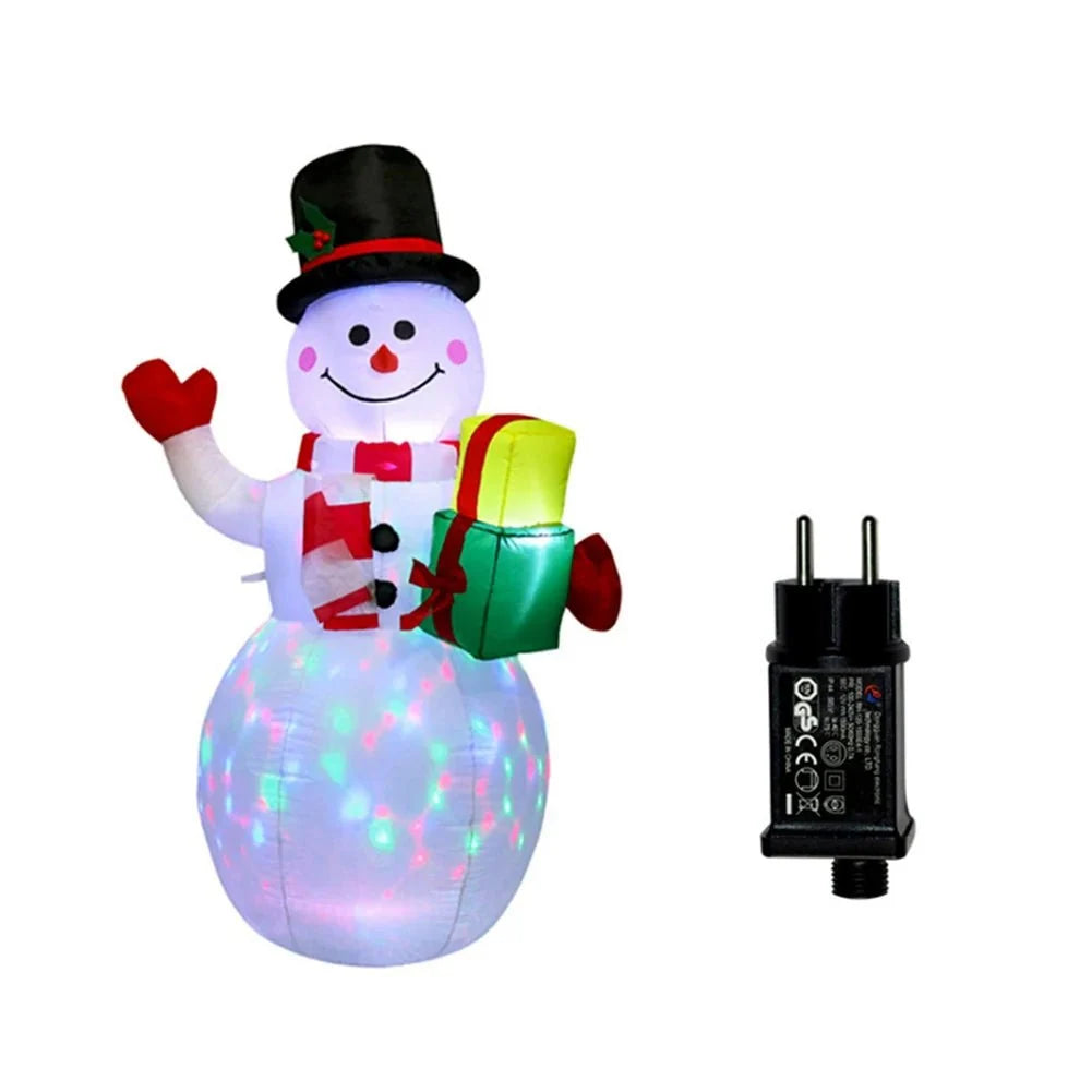 Festive Inflatable Christmas Decorations | LED Tree Elf for Enchanting Outdoor Decor 2