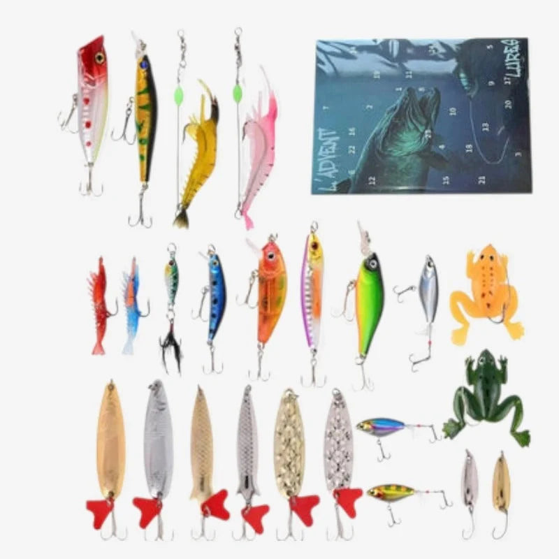 Fishing-Themed Advent Calendar with Organized Compartments | Perfect Indoor Gift for Fishing Enthusiasts 5