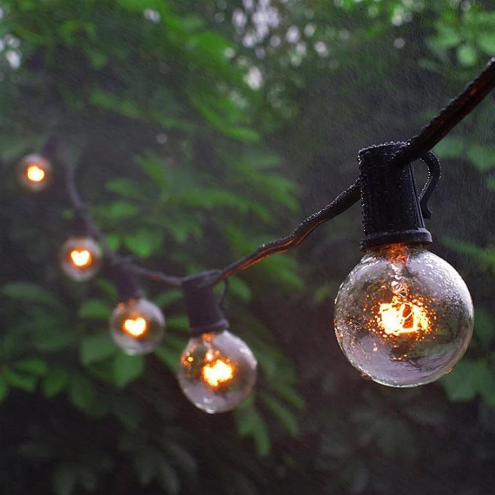 Globe Party String Lights | Outdoor String Lights with Energy-Efficient Bulbs | Versatile Patio Lights for Festive Decor 0
