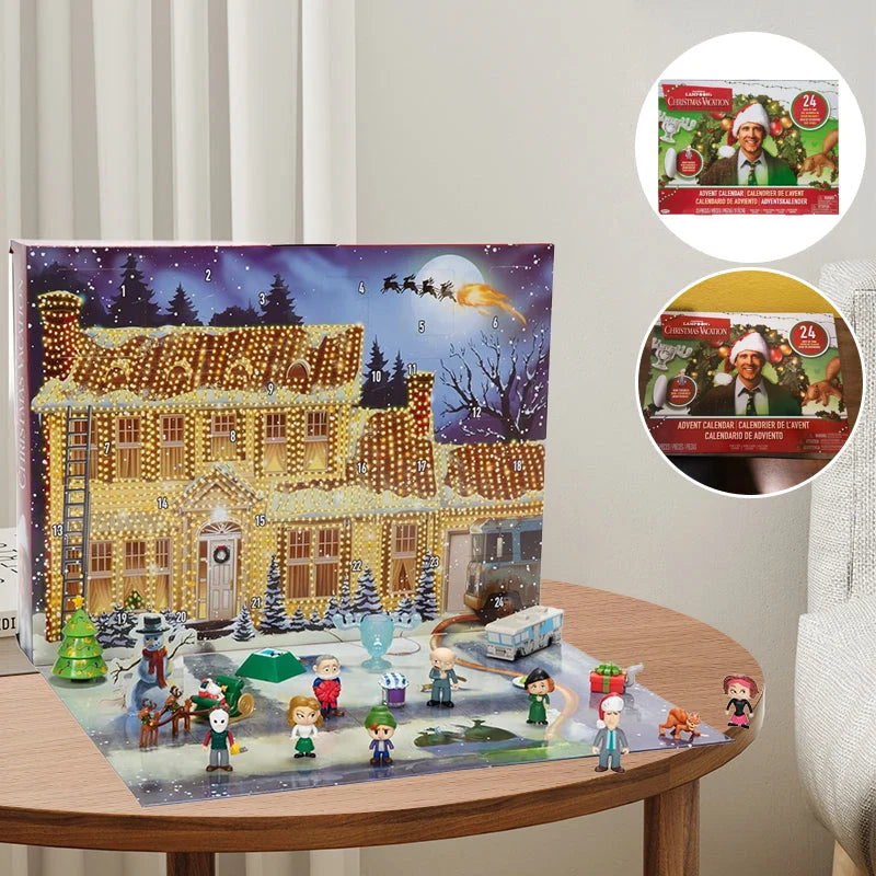 Holiday Cheer | Christmas Vacation Advent Calendar with 24 Figures | Fun Family Activity for All Ages 1