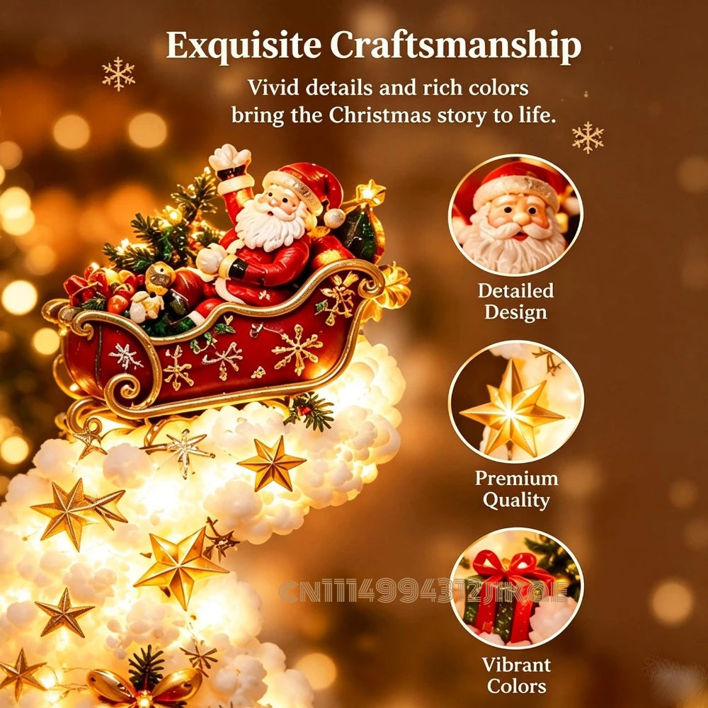 Holiday Glow | LED Cascading Wall Light with Warm White Ambiance | Space-Saving Decor for Festive Cheer 3