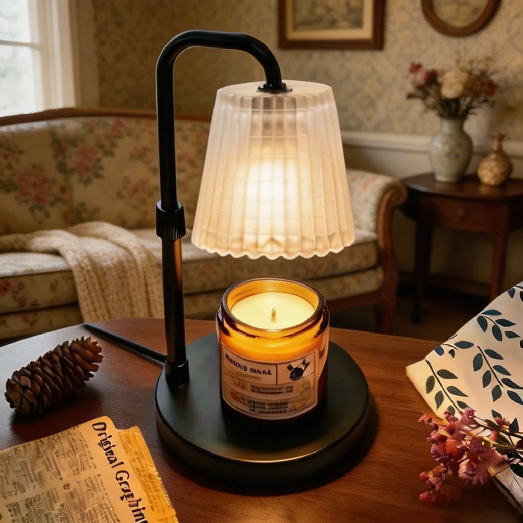 LuminaraGlow | Elegant Dimmable Flameless Candle Warmer Lamp with Timer 3