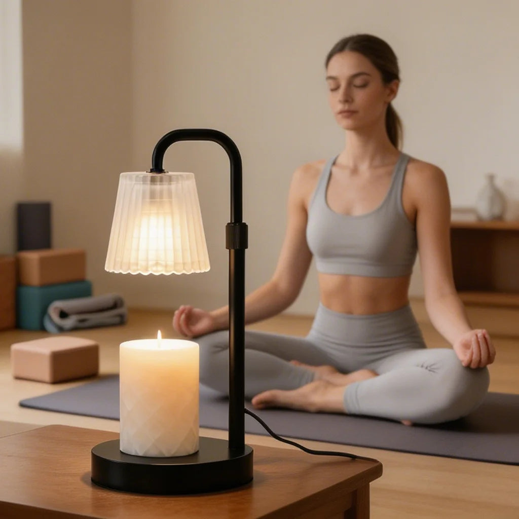 LuminaraGlow | Elegant Dimmable Flameless Candle Warmer Lamp with Timer 6