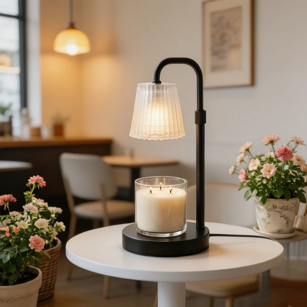 LuminaraGlow | Elegant Dimmable Flameless Candle Warmer Lamp with Timer 7