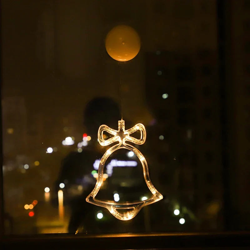 Luminova | Christmas Window Lights Decoration with Warm White Glow | Festive Motifs for Holiday Cheer 7
