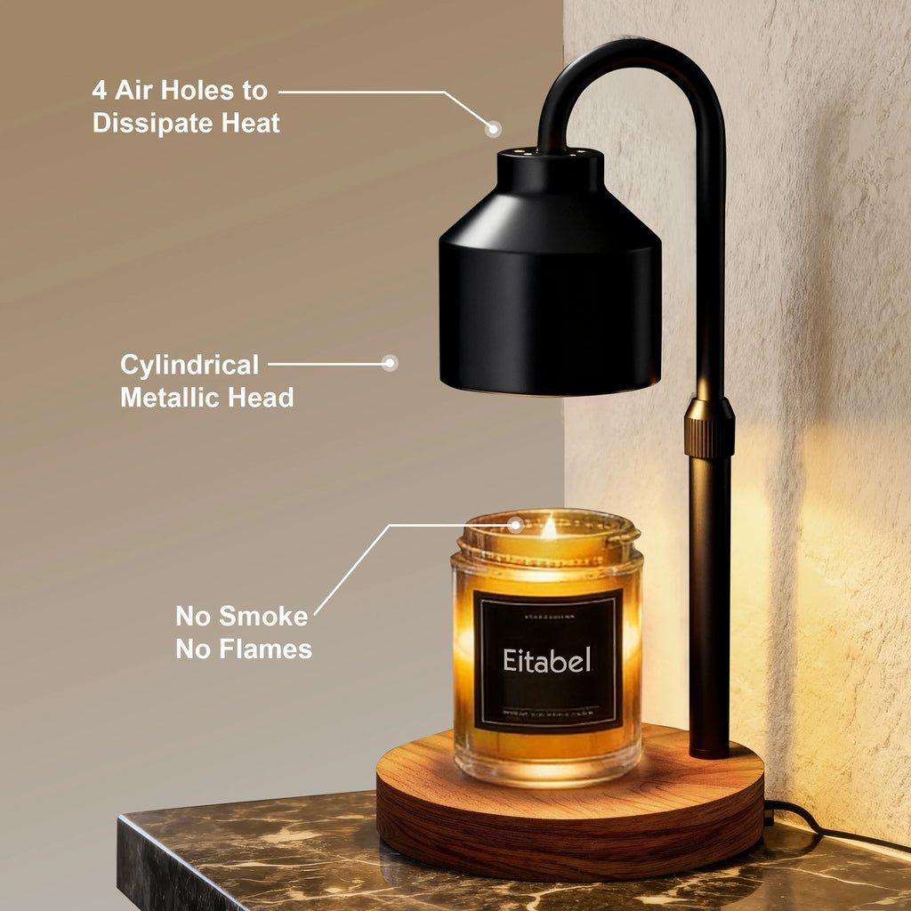 Elegant Adjustable Electric Candle Warmer Lamp 1