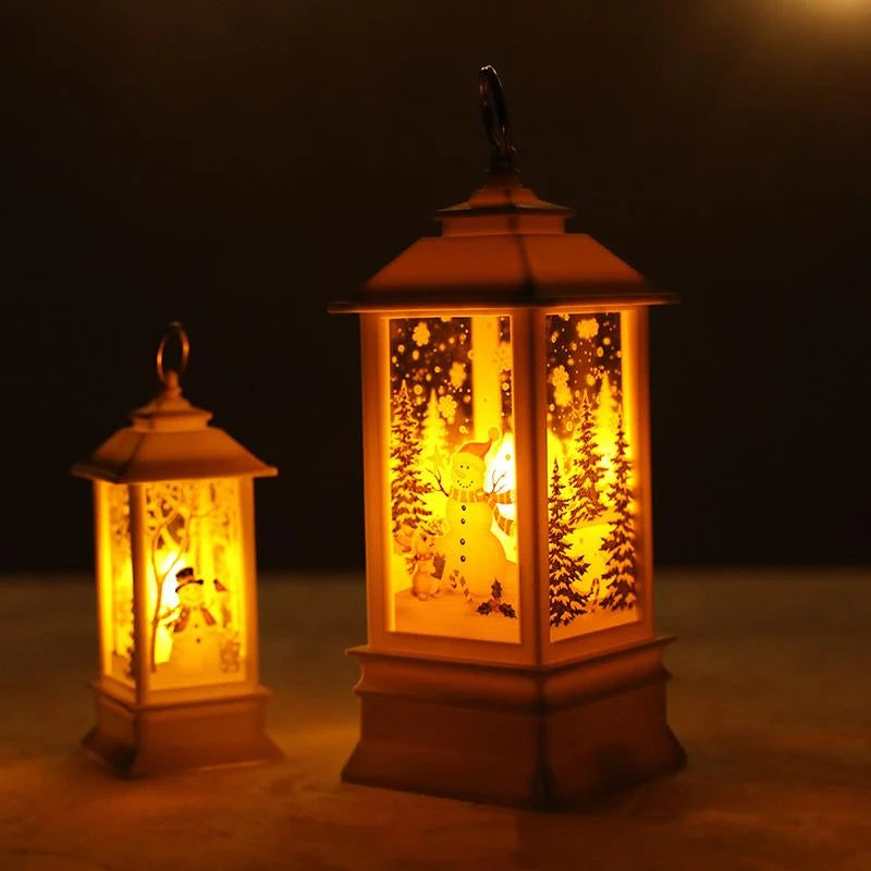 Magical Glow | Decorative Christmas Lantern with Color-Changing LED Lights | Enchanting Holiday Decor for Festive Cheer 2