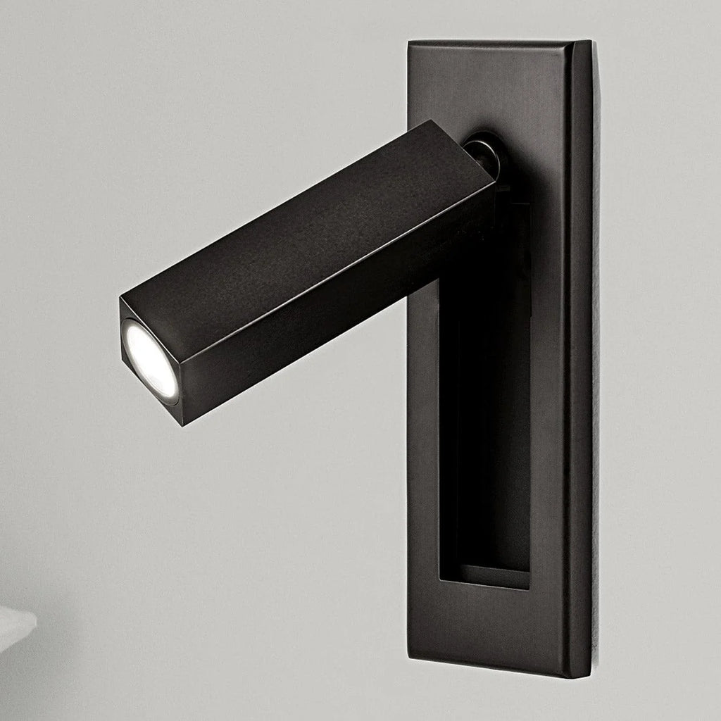 Modern Embedded Bedside Sconce with Adjustable Lighting | Space-Saving Design for Cozy Ambiance 0