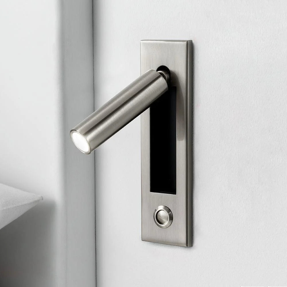 Modern Embedded Bedside Sconce with Adjustable Lighting | Space-Saving Design for Cozy Ambiance 18
