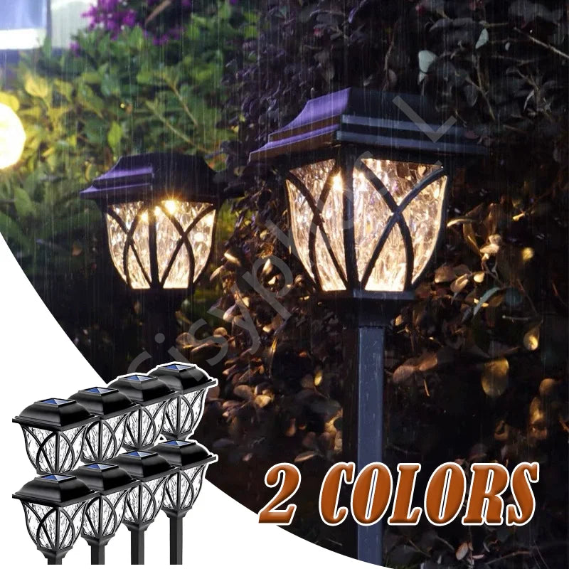 Outdoor Solar Pathway Lights | Waterproof LED Landscape Lighting for Easy Installation and Safety 0