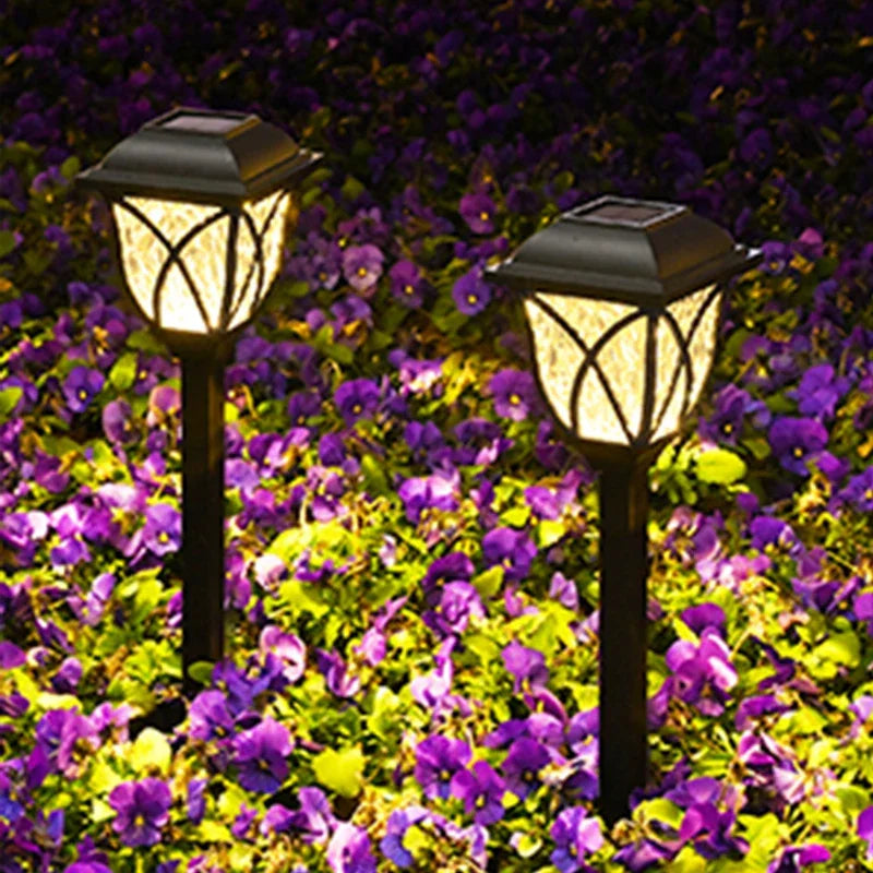 Outdoor Solar Pathway Lights | Waterproof LED Landscape Lighting for Easy Installation and Safety 1