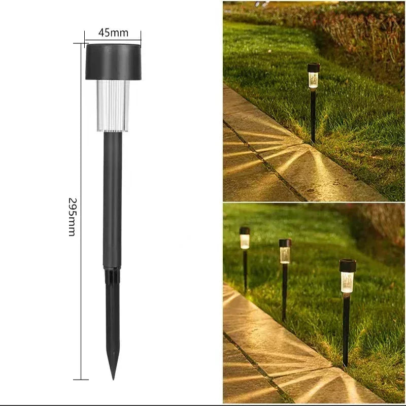 Outdoor Solar Pathway Lights | Waterproof LED Landscape Lighting for Easy Installation and Safety 12