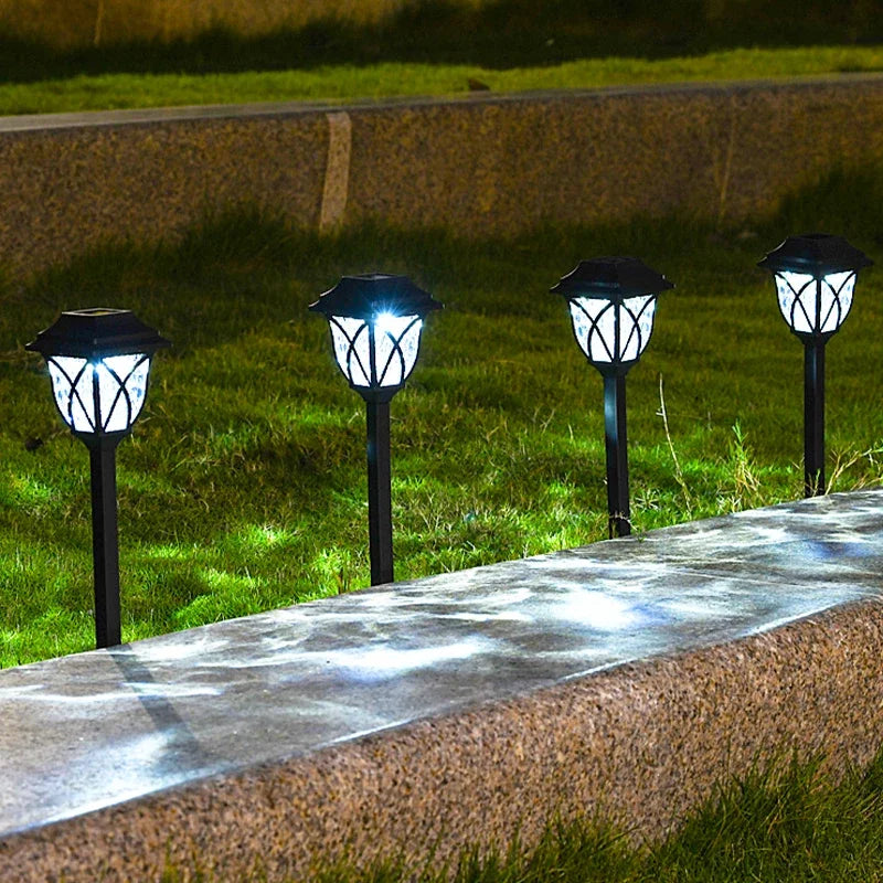 Outdoor Solar Pathway Lights | Waterproof LED Landscape Lighting for Easy Installation and Safety 2