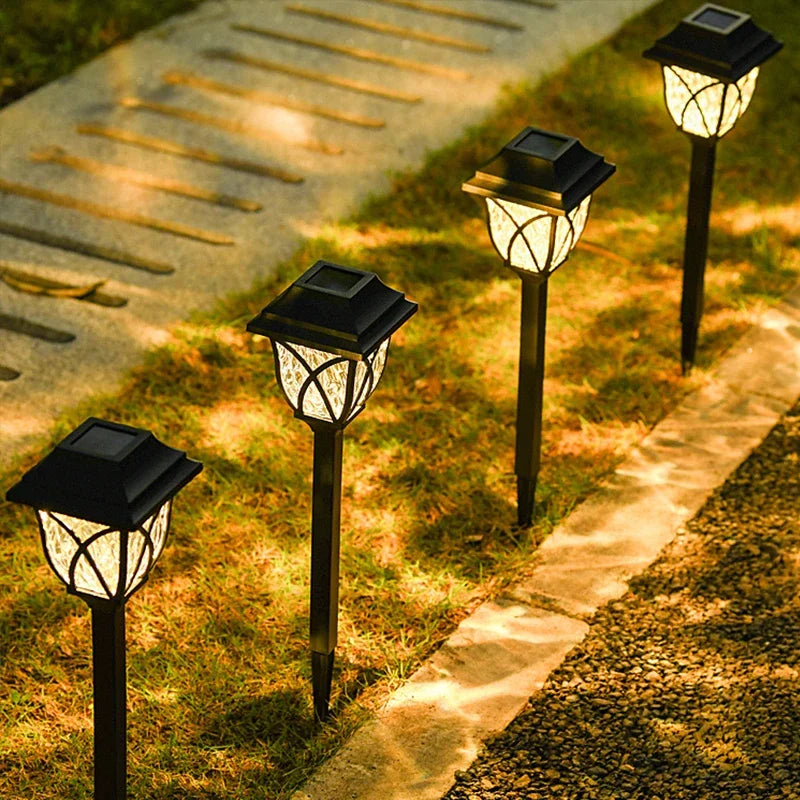 Outdoor Solar Pathway Lights | Waterproof LED Landscape Lighting for Easy Installation and Safety 3