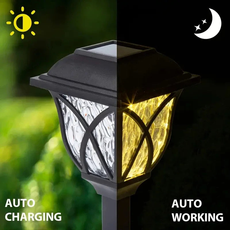 Outdoor Solar Pathway Lights | Waterproof LED Landscape Lighting for Easy Installation and Safety 4