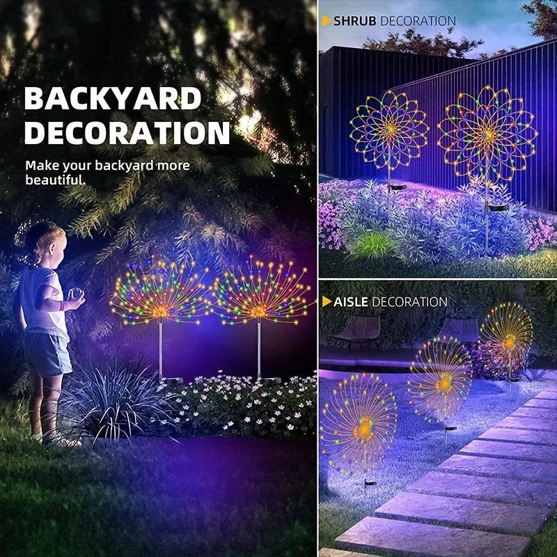 Outdoor Solar String Lights | 8 Lighting Modes & IP65 Waterproof Design for Enchanting Garden Decor 4