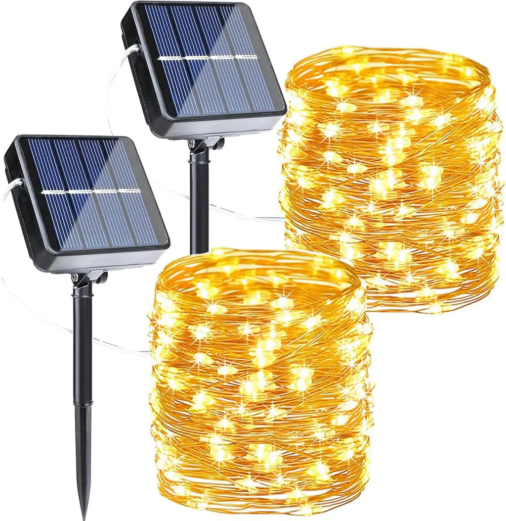 Outdoor Solar String Lights | 8 Modes LED Fairy Lights with Waterproof Design | Perfect for Garden and Party Decor 7