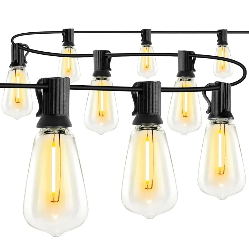 Outdoor String Lights | Waterproof LED Patio Lights with Shatterproof Bulbs | Perfect for Cozy Backyard Ambiance 5