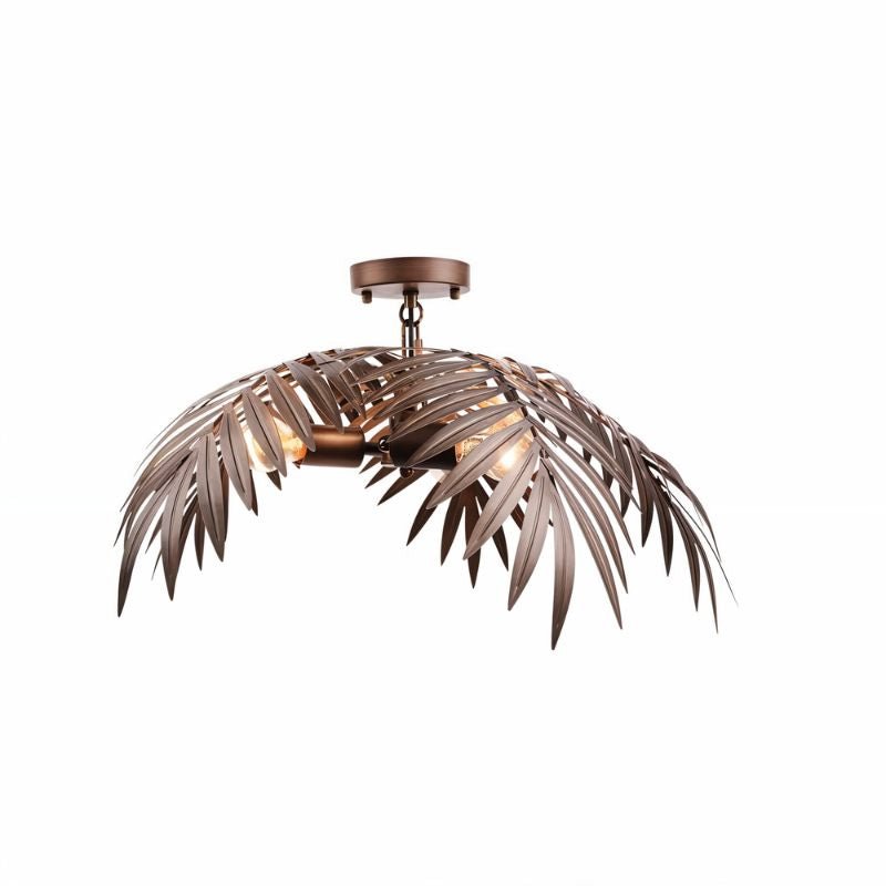 Palmae | Tropical Leaf Modern Chandelier with Sleek Metallic Finish | Stunning Focal Point for Coastal Vibe 7