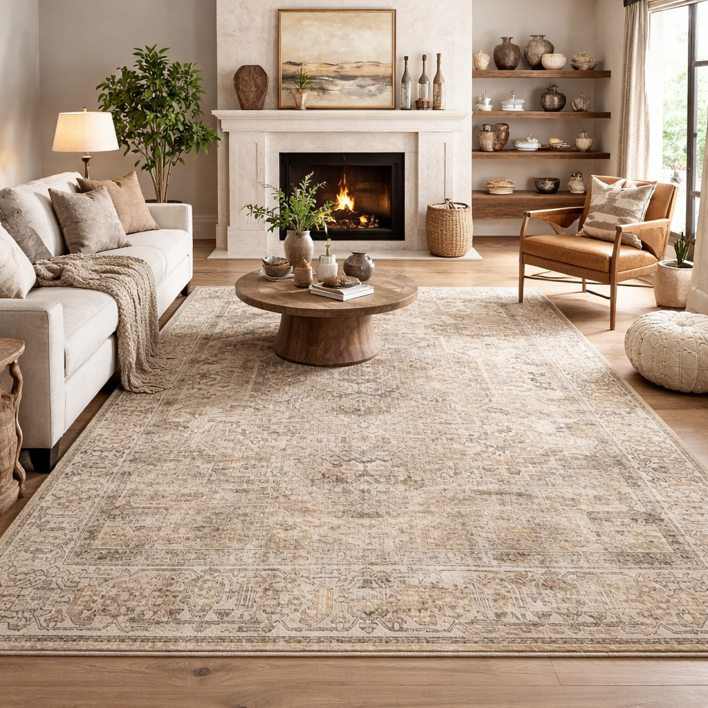 Velaris Faded Medallion Rug