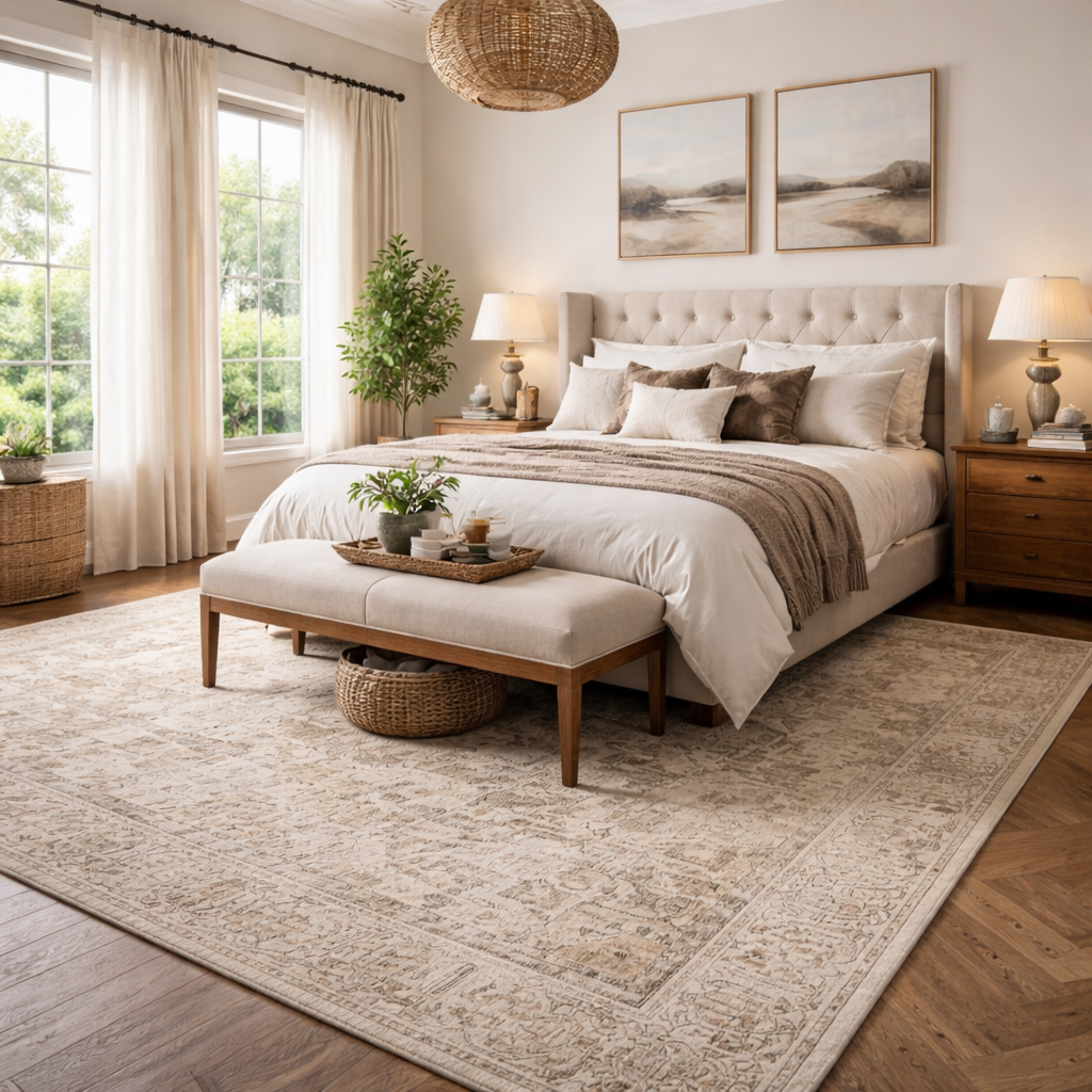 Velaris Faded Medallion Rug