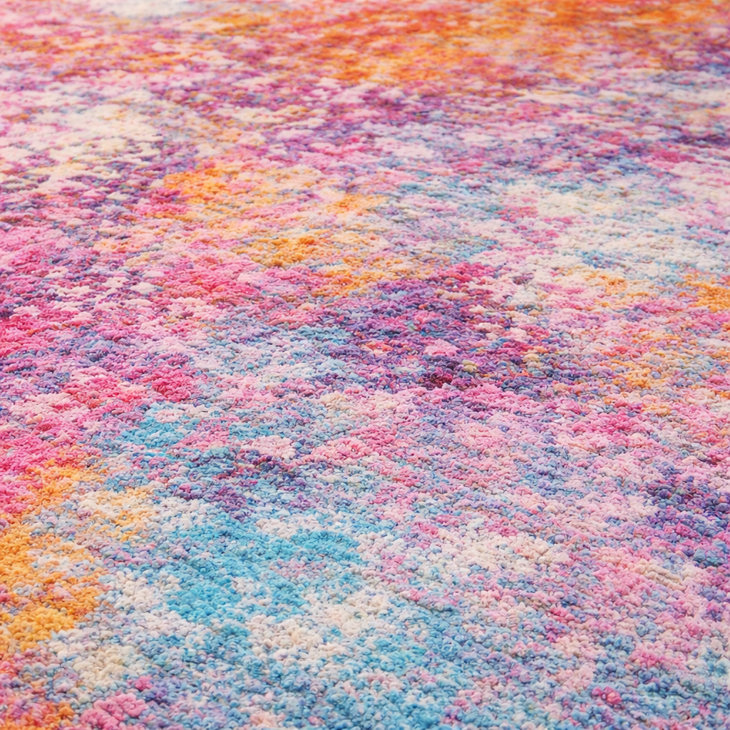 Vivian Abstract Washable Rug