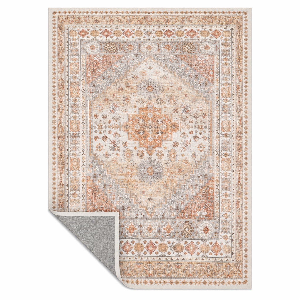 Sahara Blush Vintage Medallion Rug