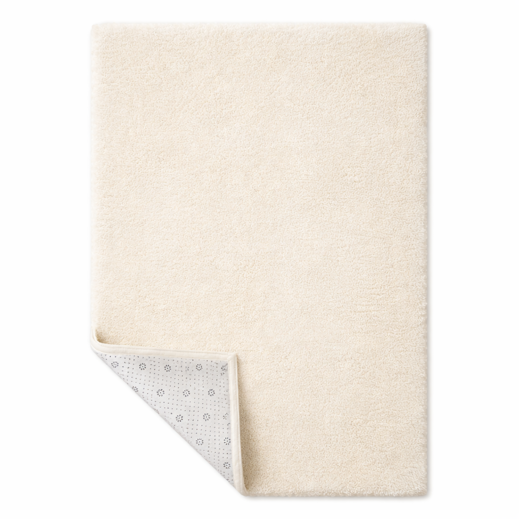 Alora Ivory Plush Shag – Soft Thick Pile Rug