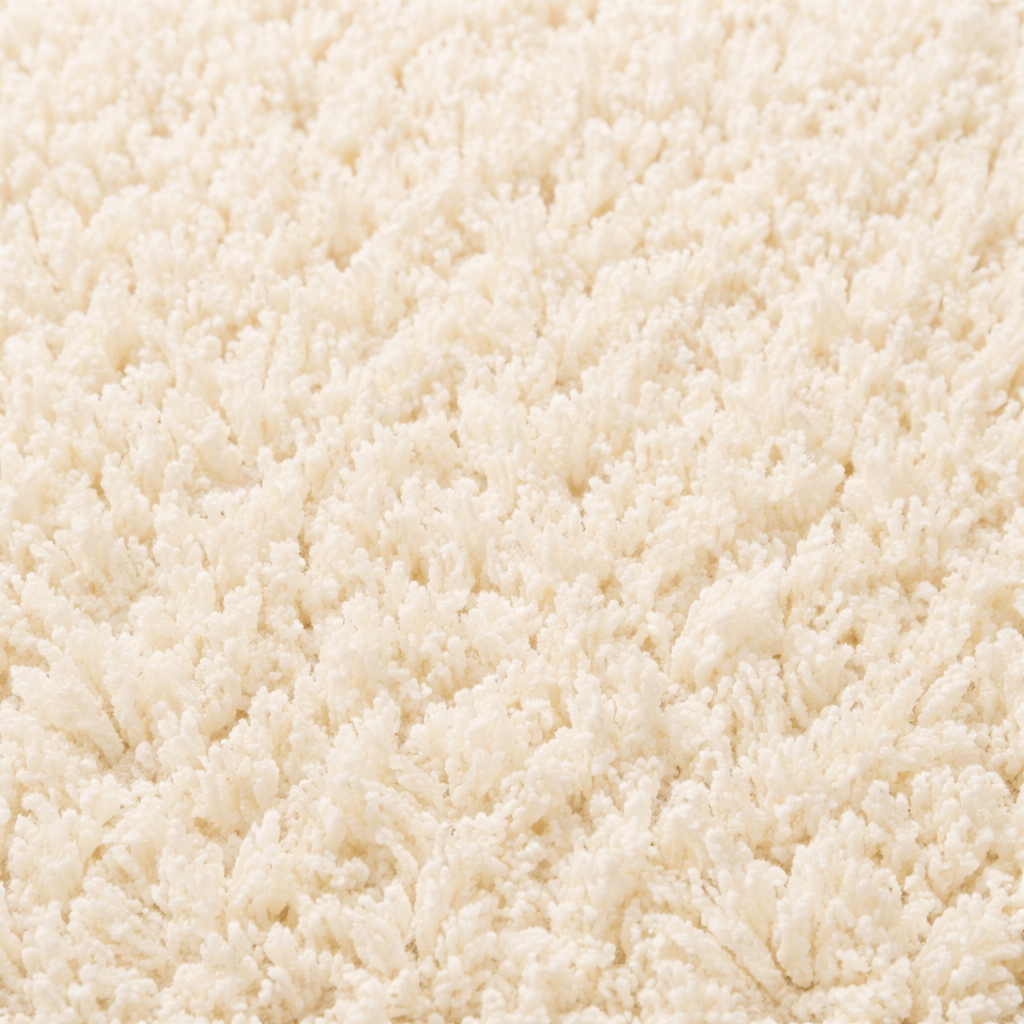 Alora Ivory Plush Shag – Soft Thick Pile Rug