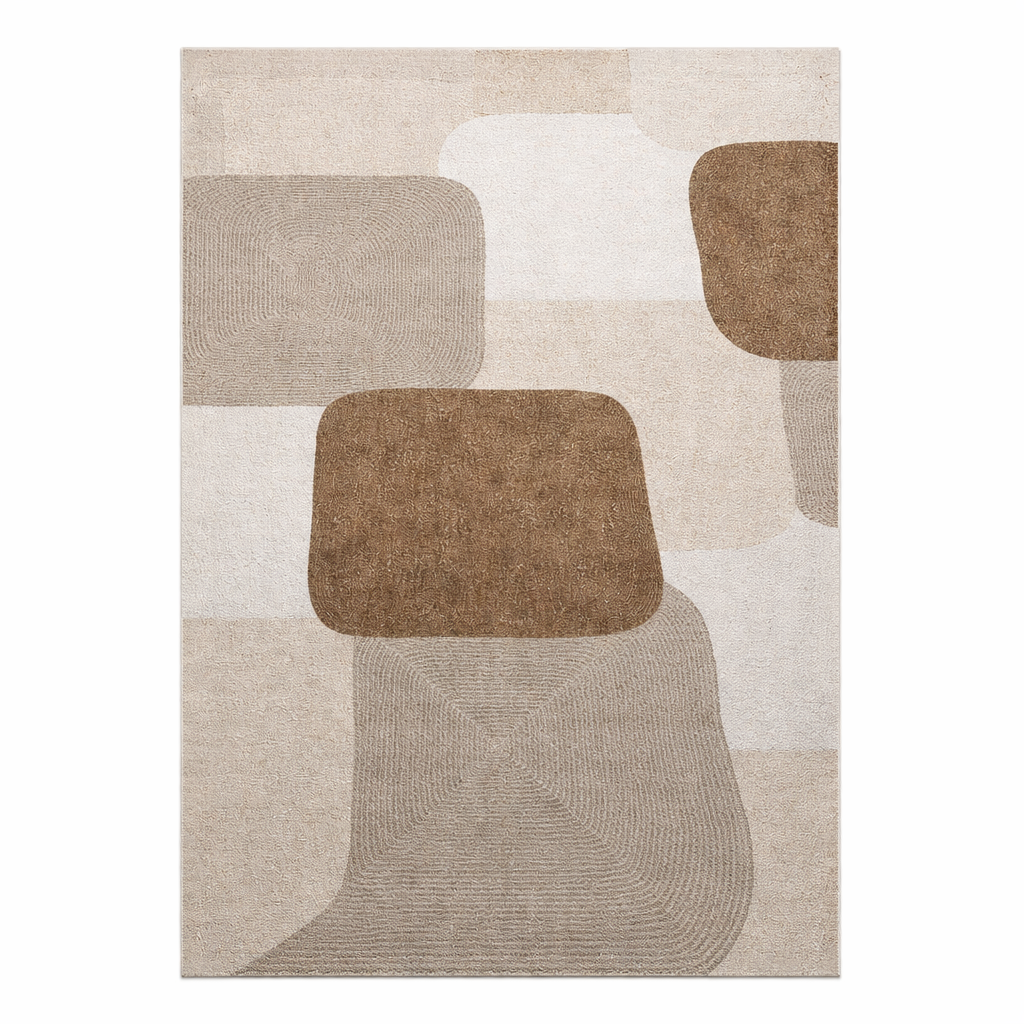 Nordic Abstract Neutral Rug