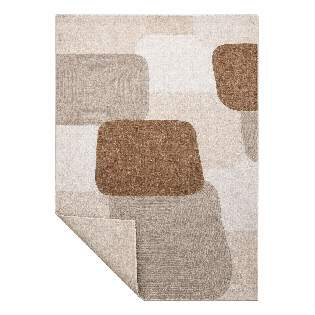 Nordic Abstract Neutral Rug