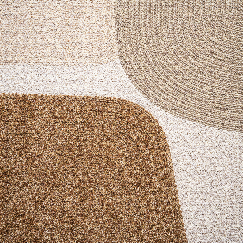 Nordic Abstract Neutral Rug