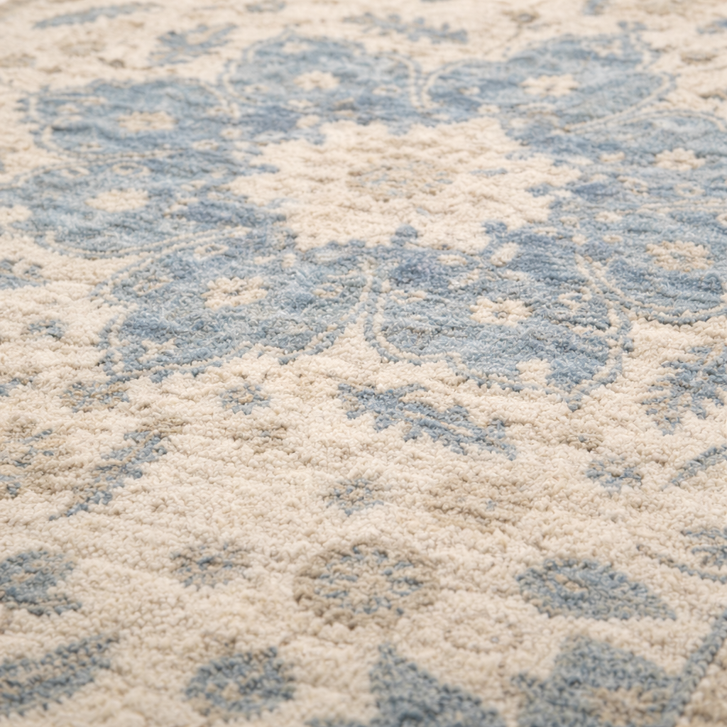Azure Medallion Heritage Rug
