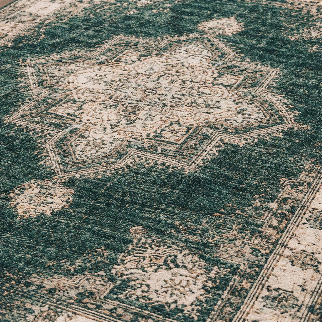Emerald Medallion Heritage Rug