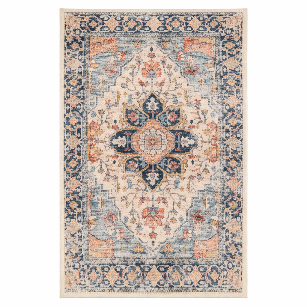 Aegean Medallion Vintage style Rug